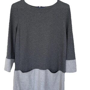 Anthropologie Lilis Closet Tunic Top Mini Dress Size S Oversized Lagenlook Layer